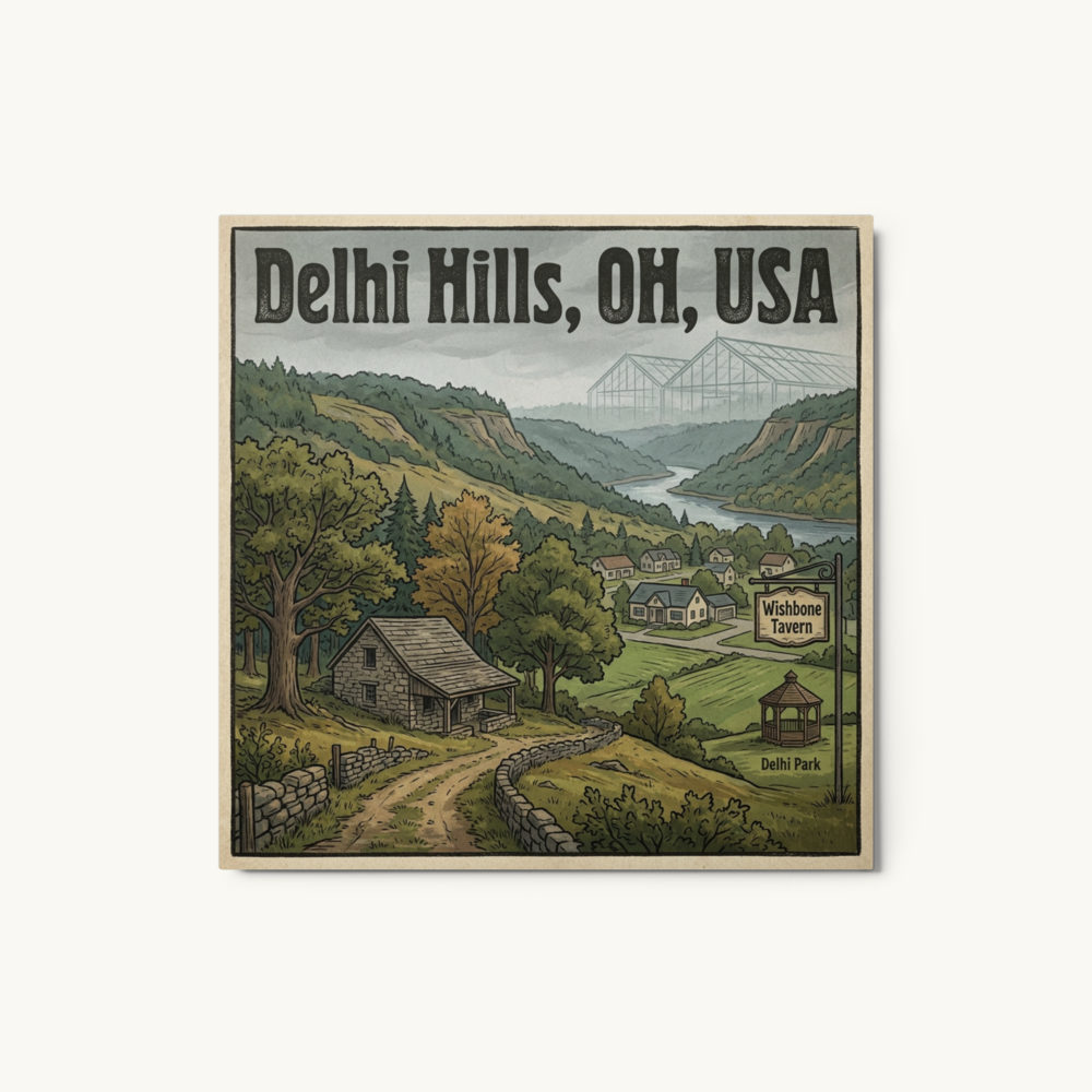 Delhi Hills, OH Metal Print