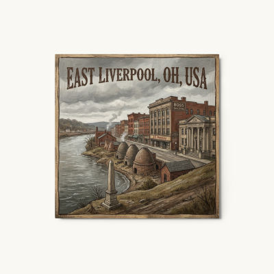 East Liverpool, OH Metal Print