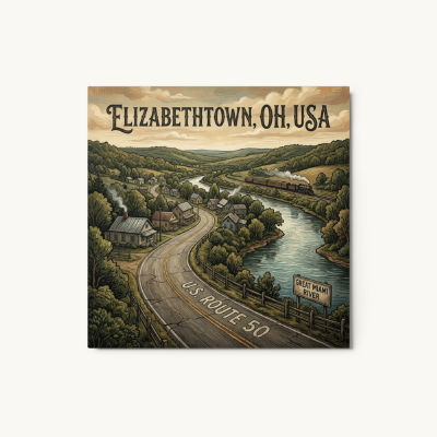 Elizabethtown, OH Metal Print