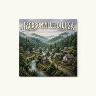 Jacksonville, OH Metal Print