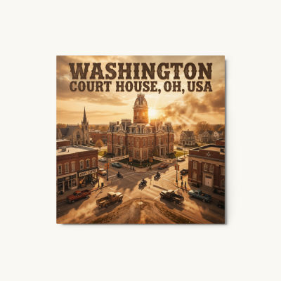 Washington Court House, OH Metal Print
