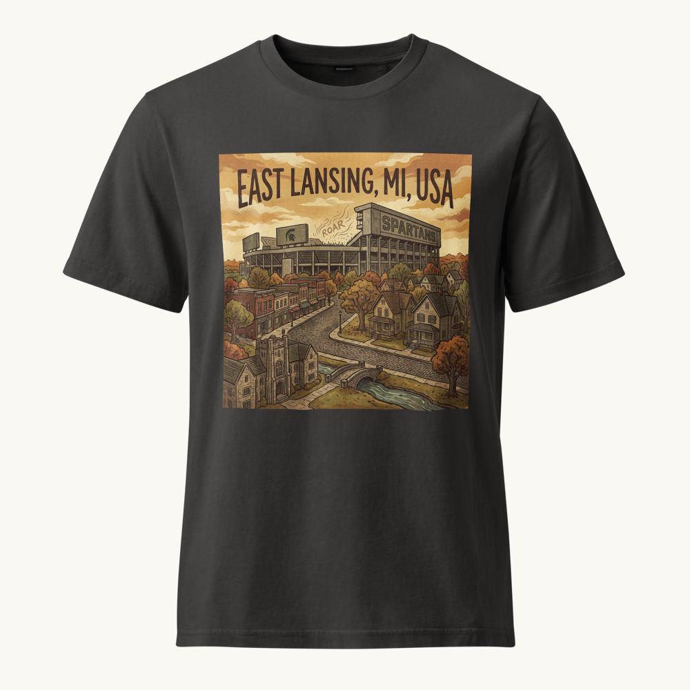 East Lansing, MI Vintage Tee