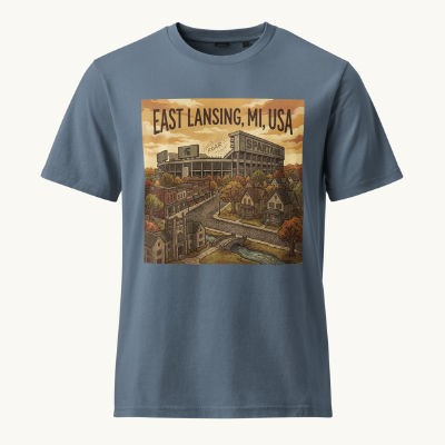 East Lansing, MI Vintage Tee