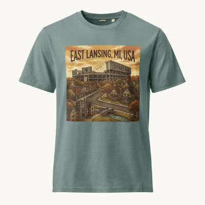 East Lansing, MI Vintage Tee