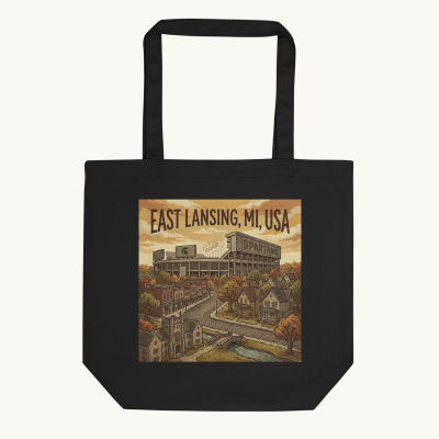 East Lansing, MI Tote Bag