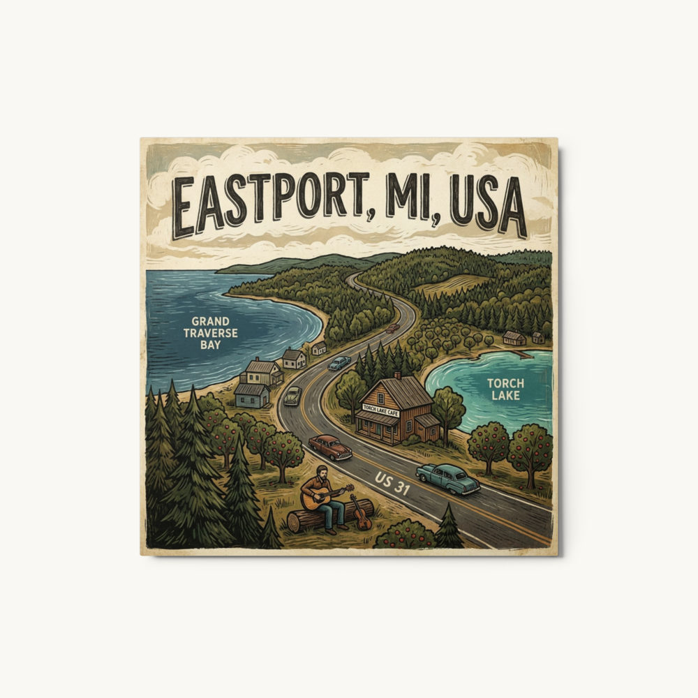 Eastport, MI Metal Print