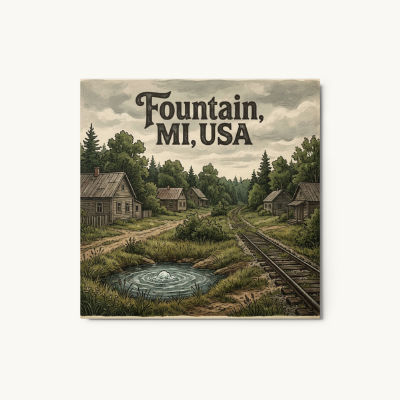 Fountain, MI Metal Print