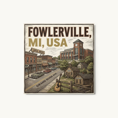 Fowlerville, MI Metal Print