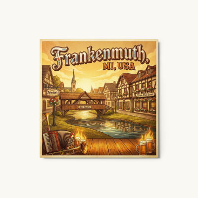 Frankenmuth, MI Metal Print
