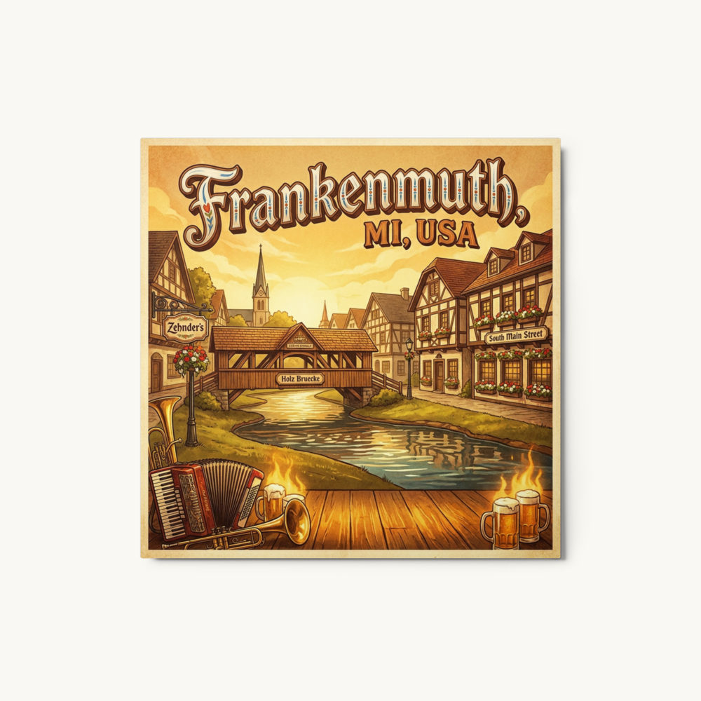 Frankenmuth, MI Metal Print