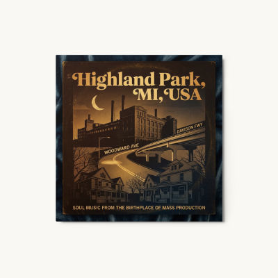 Highland Park, MI Metal Print