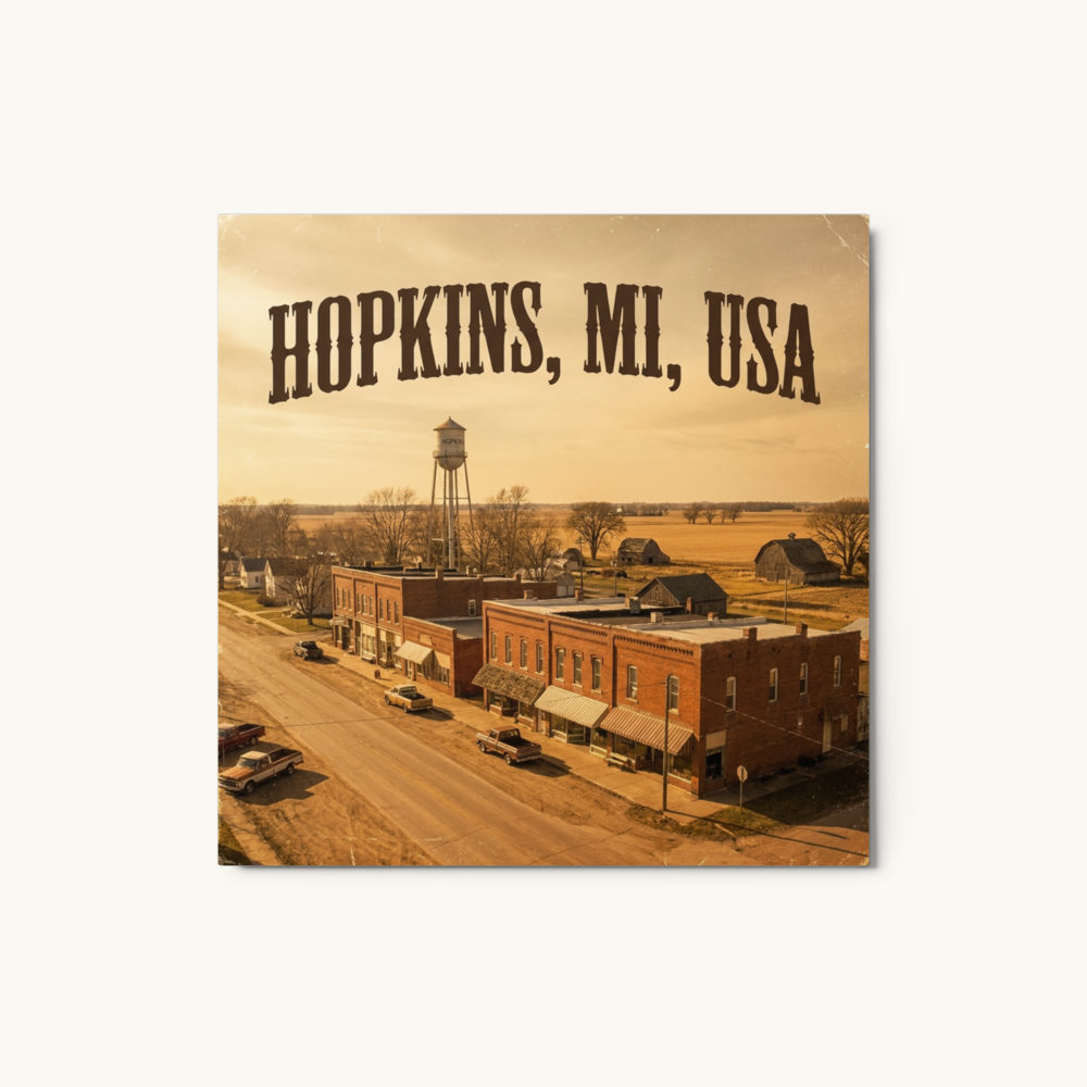 Hopkins, MI Metal Print