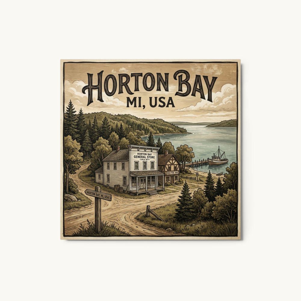 Horton Bay, MI Metal Print