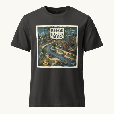 Keego Harbor, MI Vintage Tee