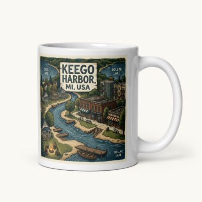 Keego Harbor, MI Coffee Mug