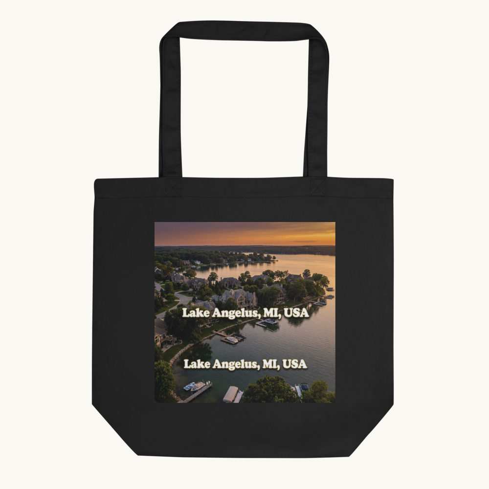 Lake Angelus, MI Tote Bag