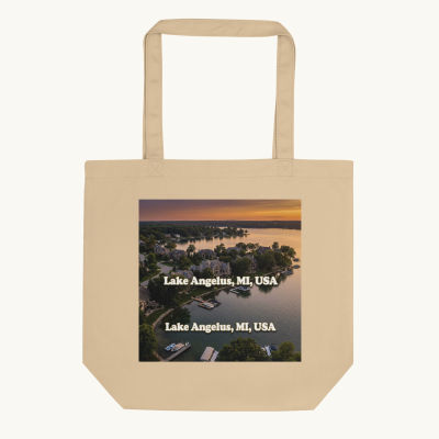 Lake Angelus, MI Tote Bag