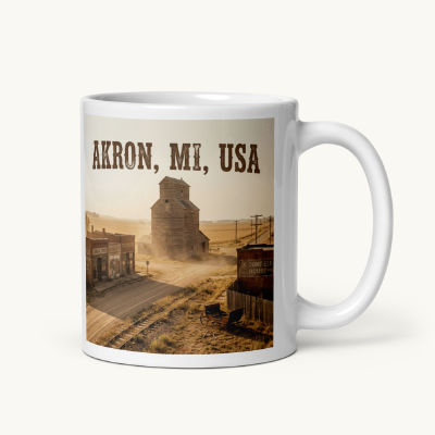 Akron, MI Coffee Mug
