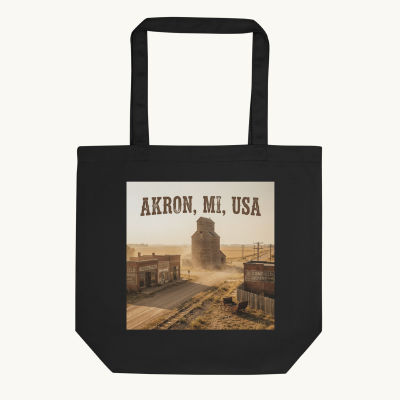 Akron, MI Tote Bag