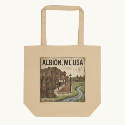 Albion, MI Tote Bag