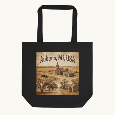 Auburn, MI Tote Bag