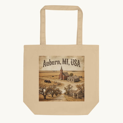 Auburn, MI Tote Bag