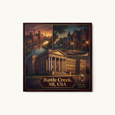 Battle Creek, MI Metal Print
