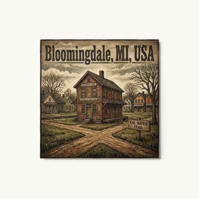 Bloomingdale, MI Metal Print