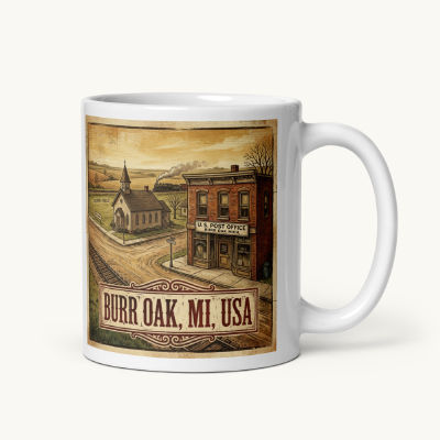 Burr Oak, MI Coffee Mug