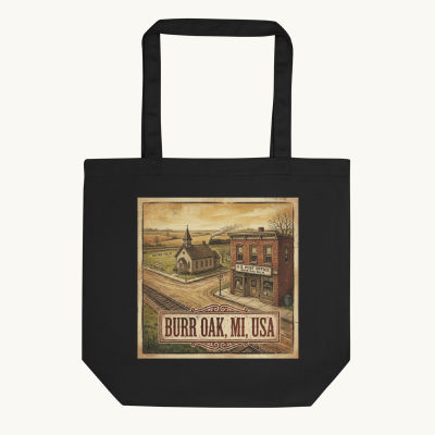 Burr Oak, MI Tote Bag