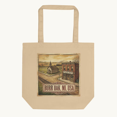 Burr Oak, MI Tote Bag