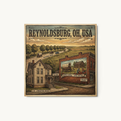 Reynoldsburg, OH Metal Print