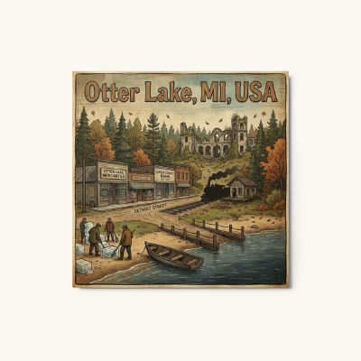Otter Lake, MI Metal Print