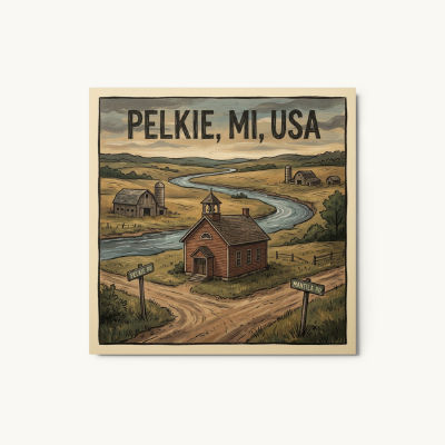 Pelkie, MI Metal Print