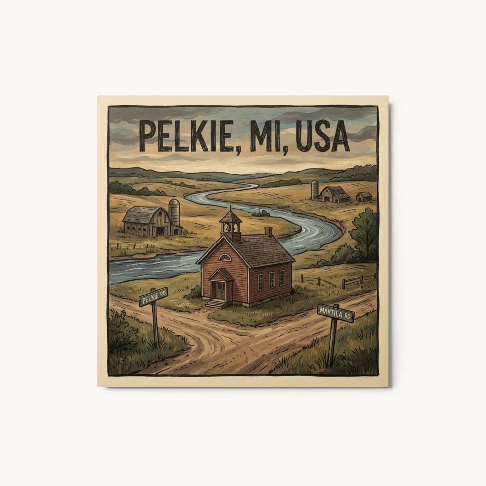 Pelkie, MI Metal Print