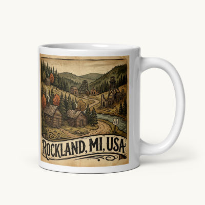Rockland, MI Coffee Mug