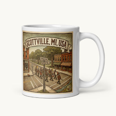 Scottville, MI Coffee Mug