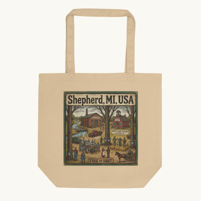 Shepherd, MI Tote Bag
