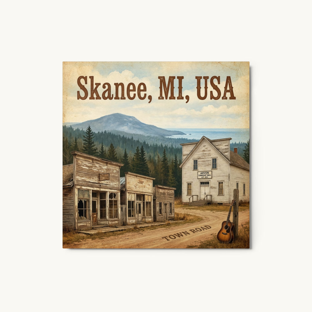 Skanee, MI Metal Print