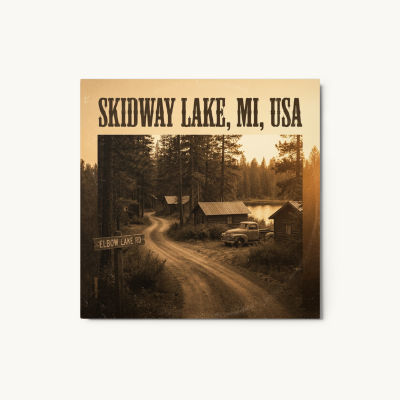 Skidway Lake, MI Metal Print