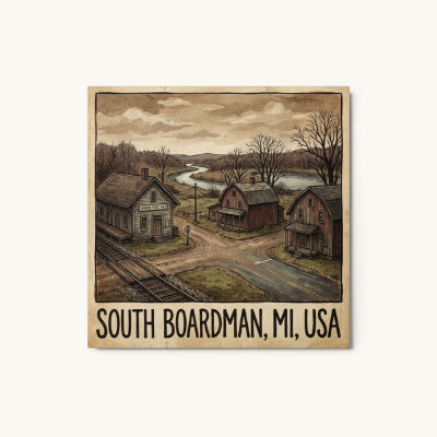 South Boardman, MI Metal Print
