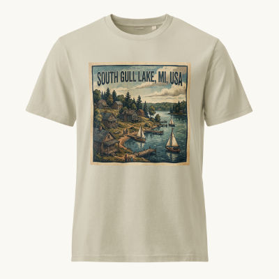 South Gull Lake, MI Vintage Tee
