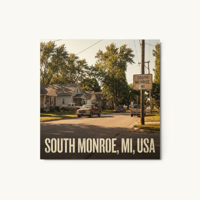 South Monroe, MI Metal Print