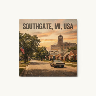 Southgate, MI Metal Print