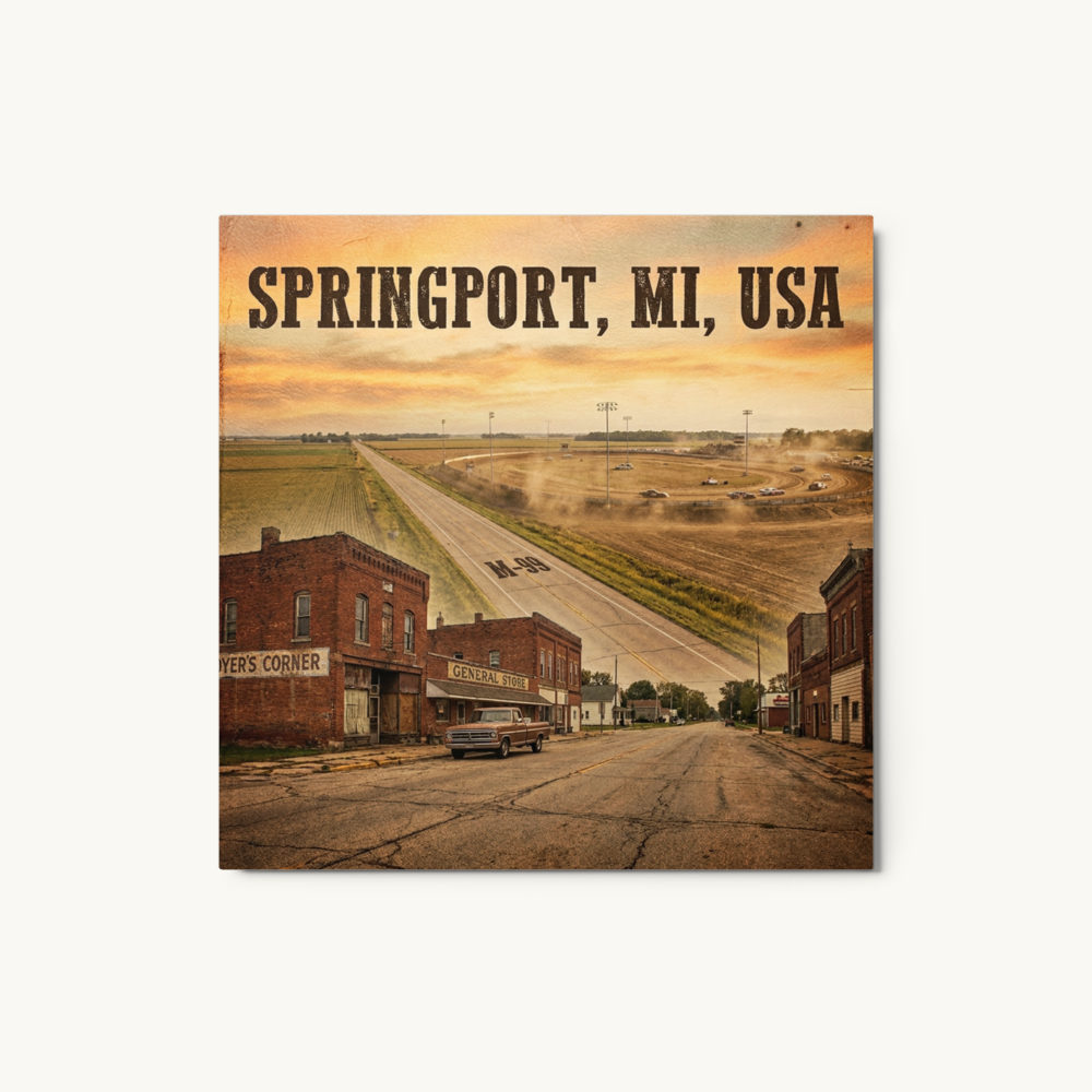 Springport, MI Metal Print