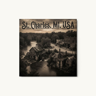 St. Charles, MI Metal Print