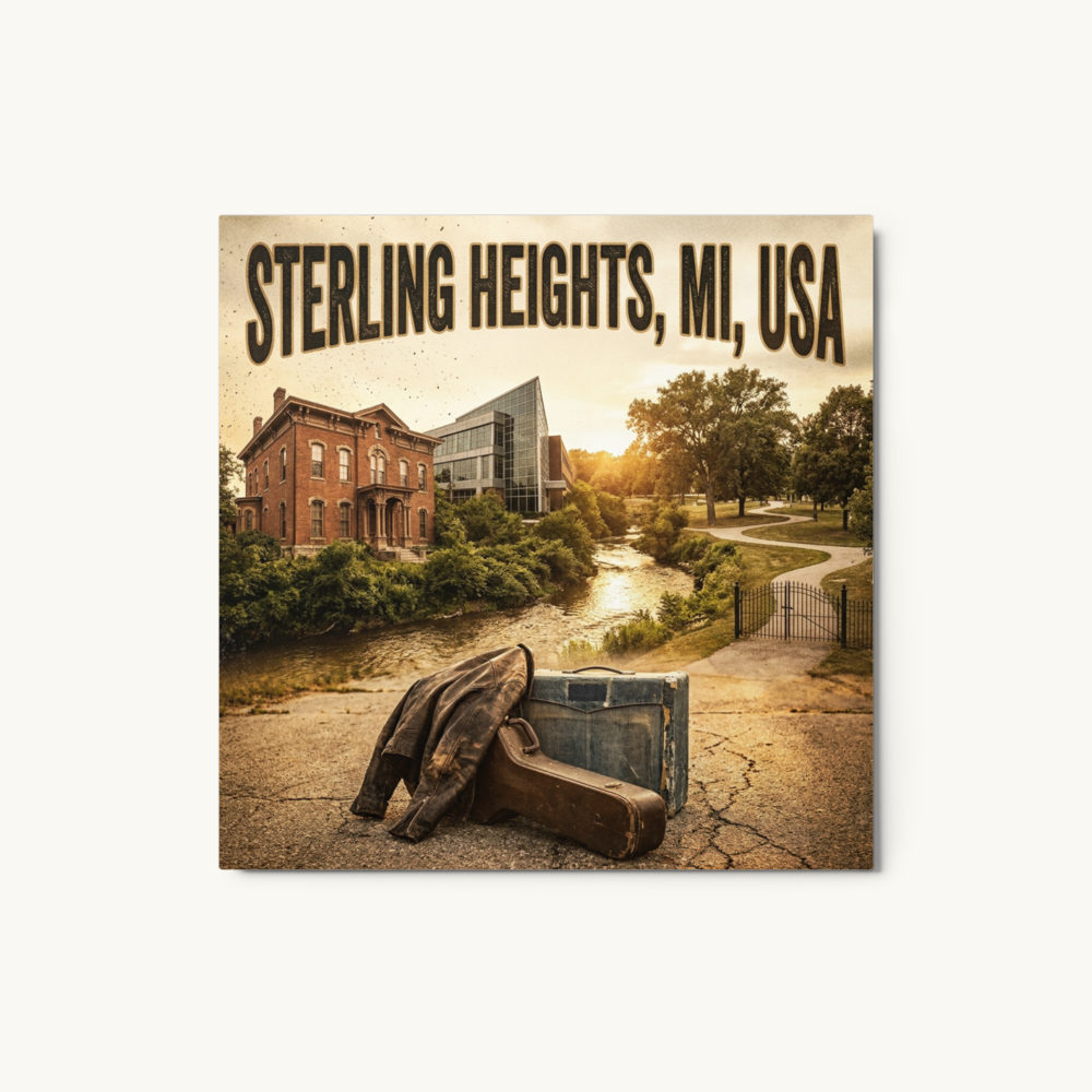 Sterling Heights, MI Metal Print