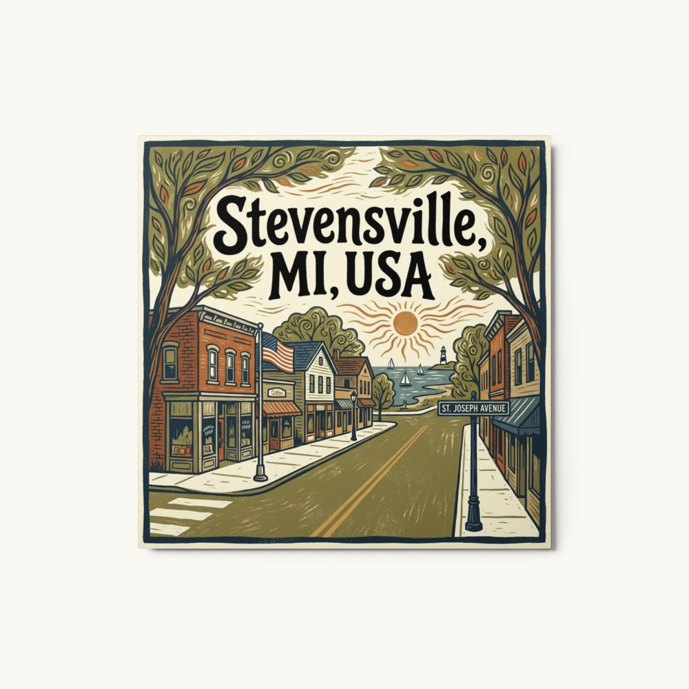 Stevensville, MI Metal Print