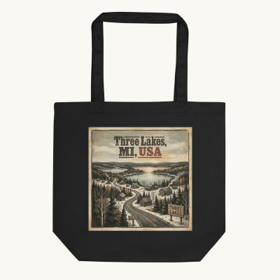 Three Lakes, MI Tote Bag
