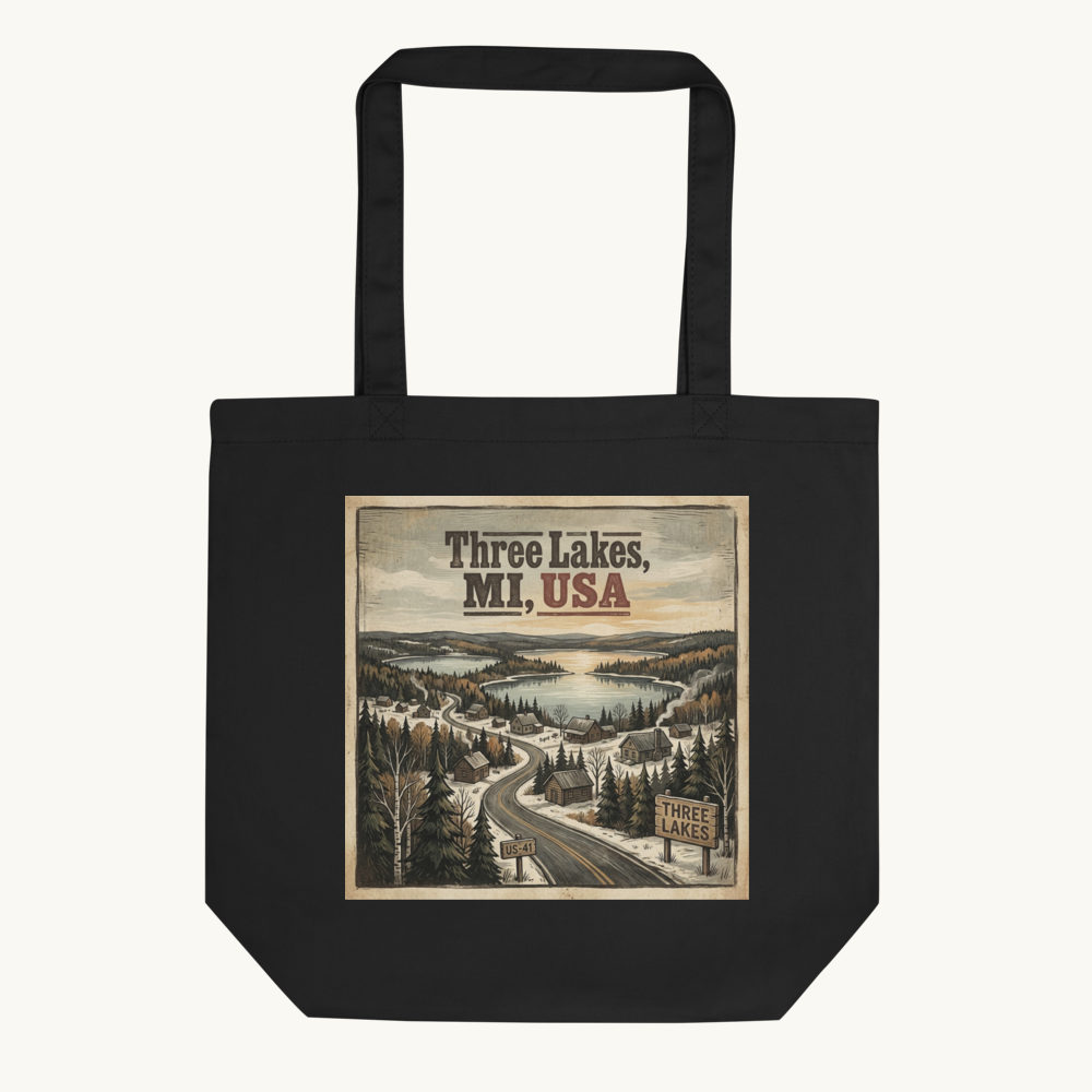 Three Lakes, MI Tote Bag